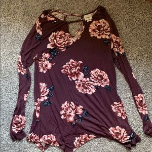Day trip Long Sleeve floral Shirt